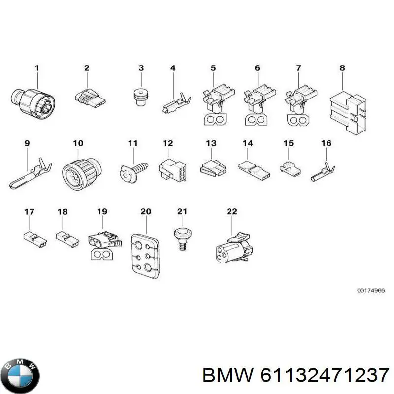 Tapón del cárter de aceite 61132471237 BMW