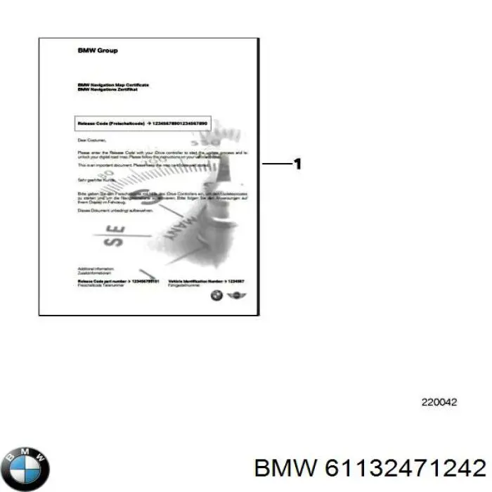 61132471242 BMW