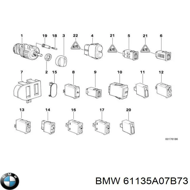 61135A07B73 BMW