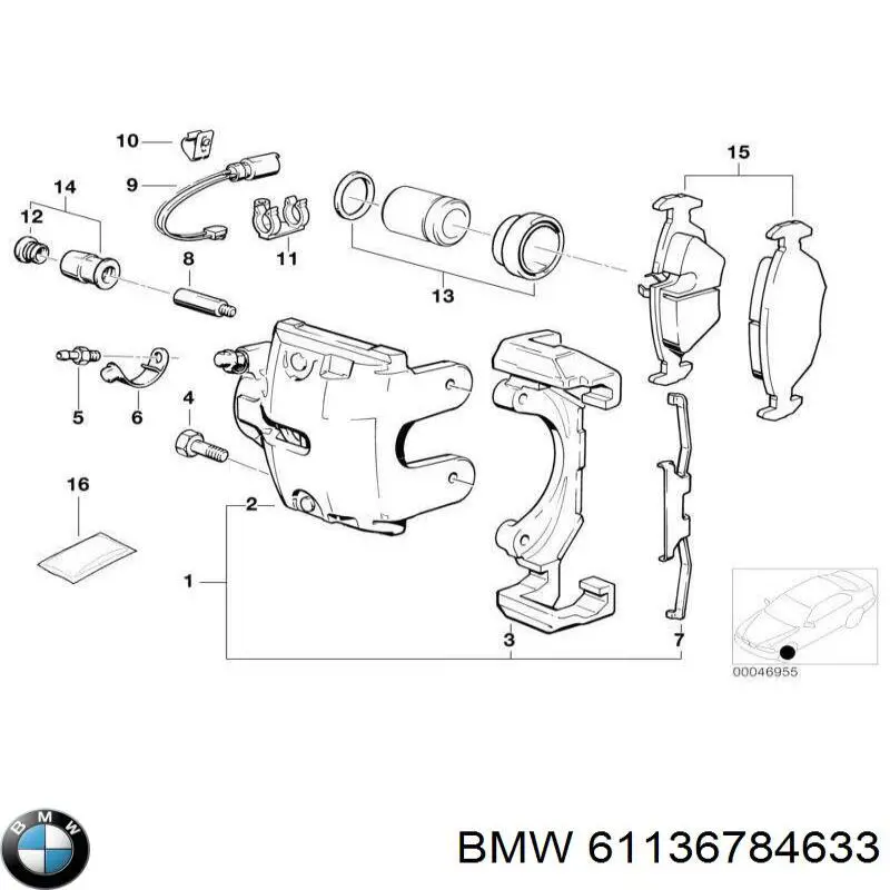 61136784633 BMW