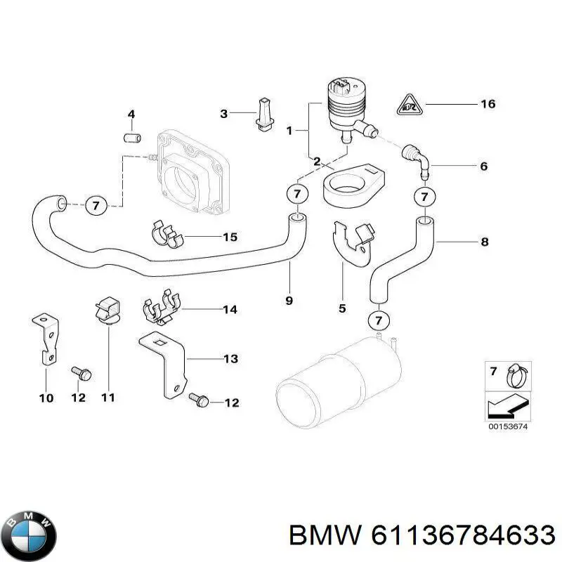 61136784633 BMW 