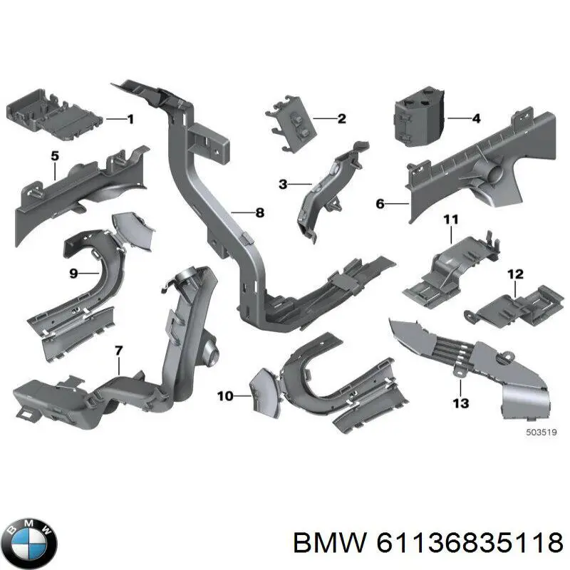  BMW 61136835118 precio, desde 9,33 EUR