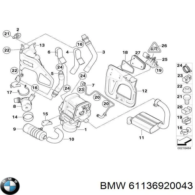 61136920043 BMW