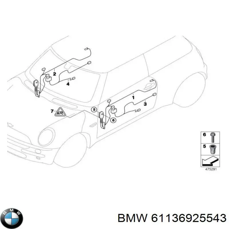 61136925543 BMW