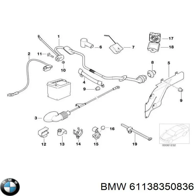 61138350836 BMW