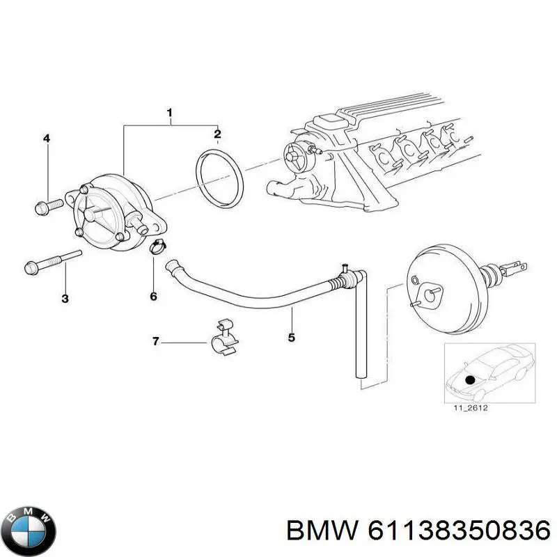 Comprar 61138350836 BMW 