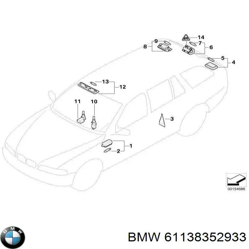 Comprar 61138352933 BMW 