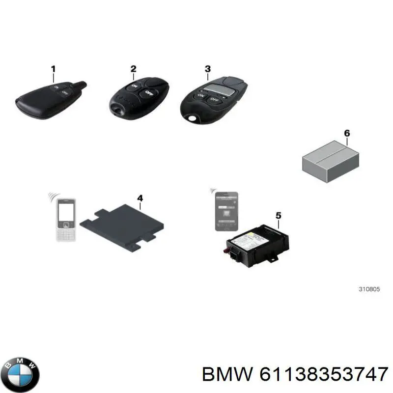 61138353747 BMW