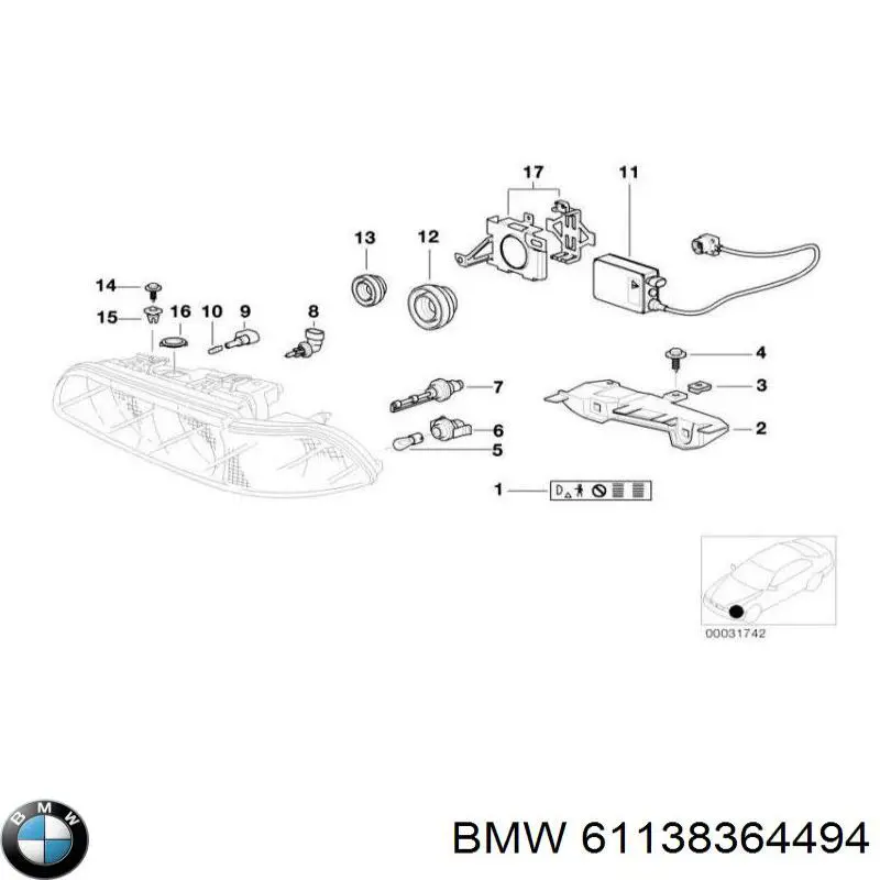 61138364494 BMW