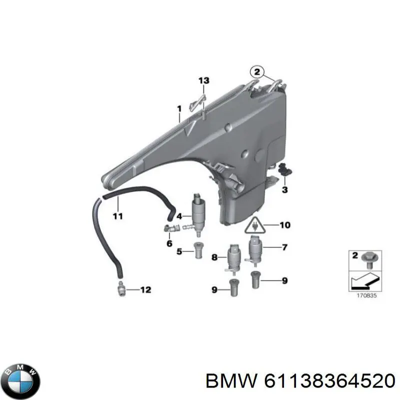  BMW 61138364520 precio, desde 7,59 EUR