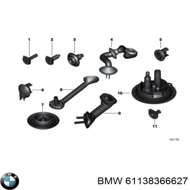 Mazo de cables del maletero BMW 61138366627 precio, desde 21,78 EUR