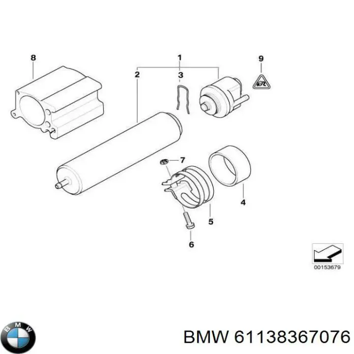 61138367076 BMW