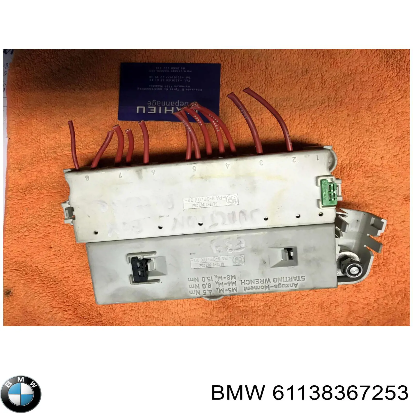  BMW 61138367253 precio, desde 31,42 EUR