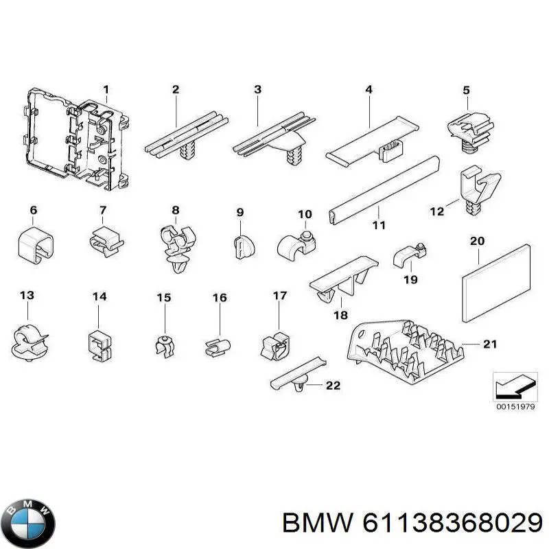  BMW 61138368029 precio, desde 2,06 EUR