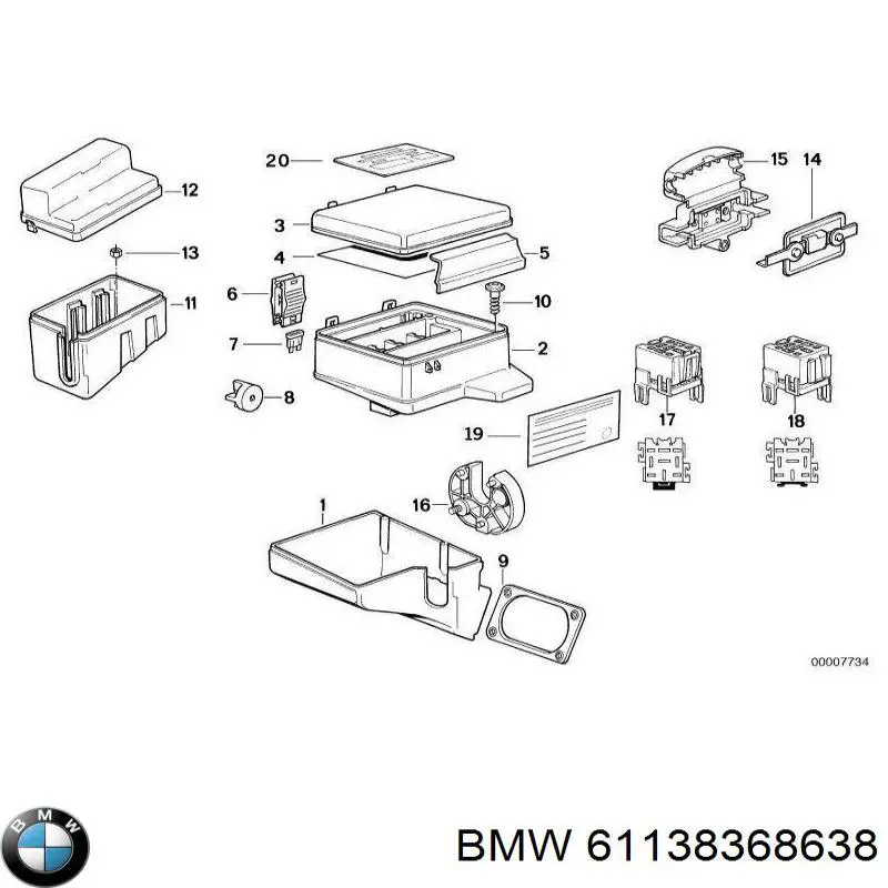 61138368638 BMW 