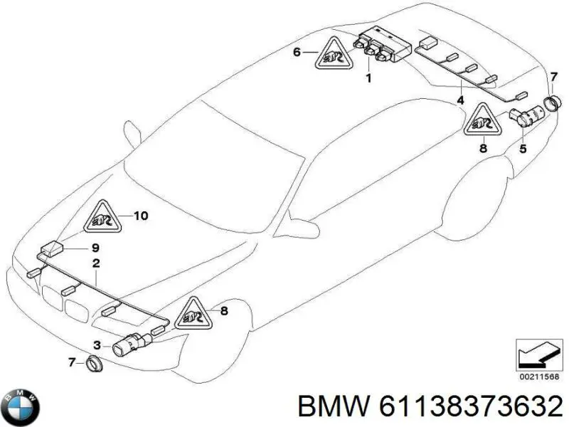 Comprar 61138373632 BMW 