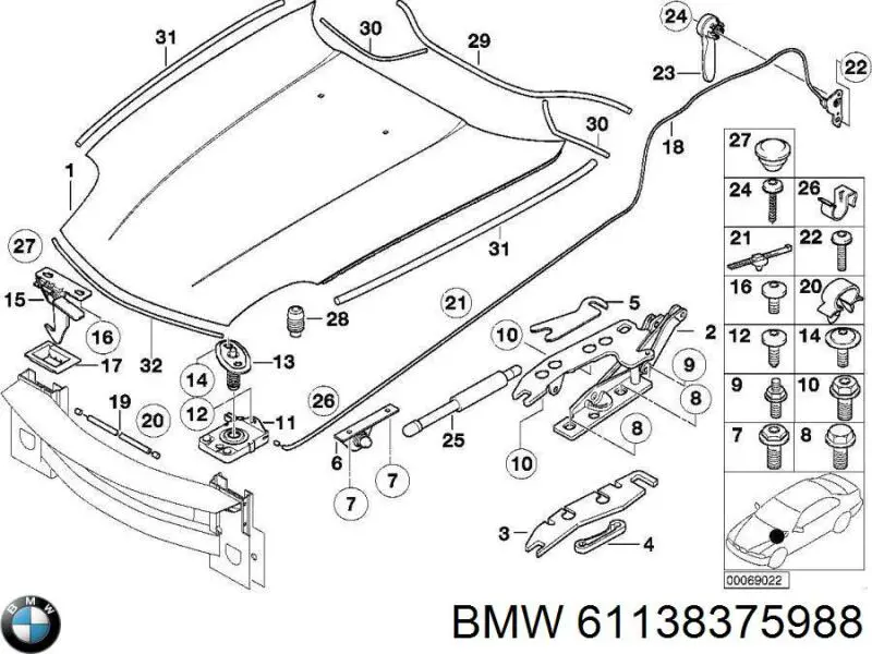 61138375988 BMW