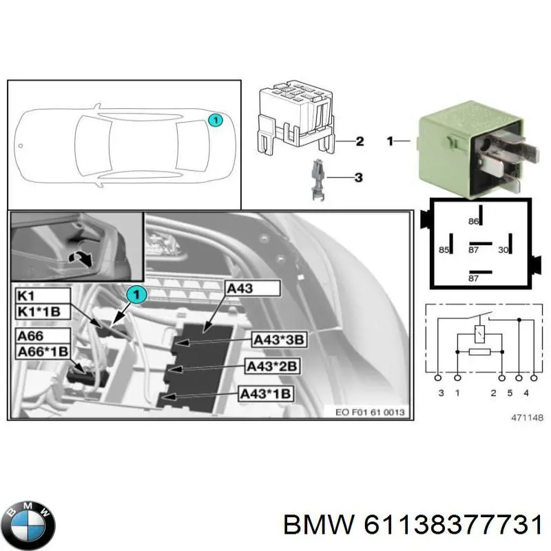 61138377731 BMW 