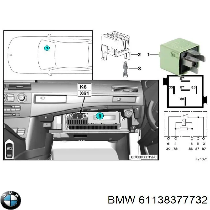  BMW 61138377732 precio, desde 3,51 EUR