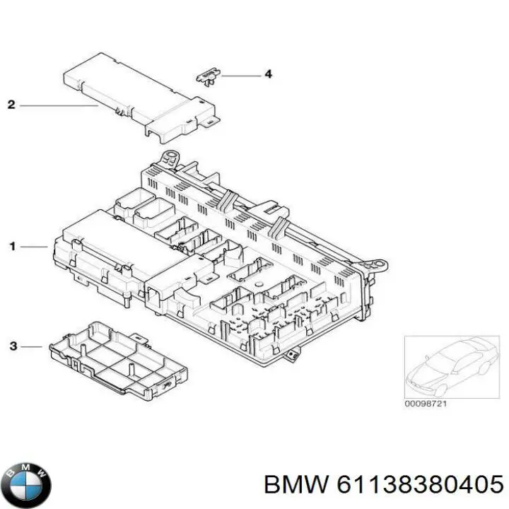 Caja fusibles BMW X5 SUV (E53) (2000 - 2006) precio, desde 69,70 EUR