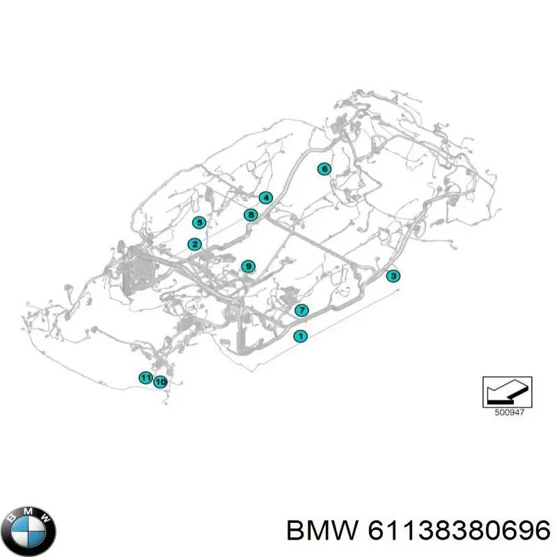  BMW 61138380696 precio, desde 5,01 EUR
