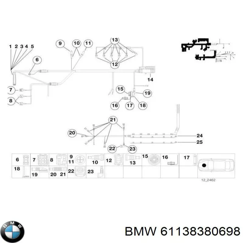 61138380698 BMW