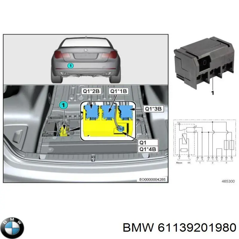 61139201980 BMW