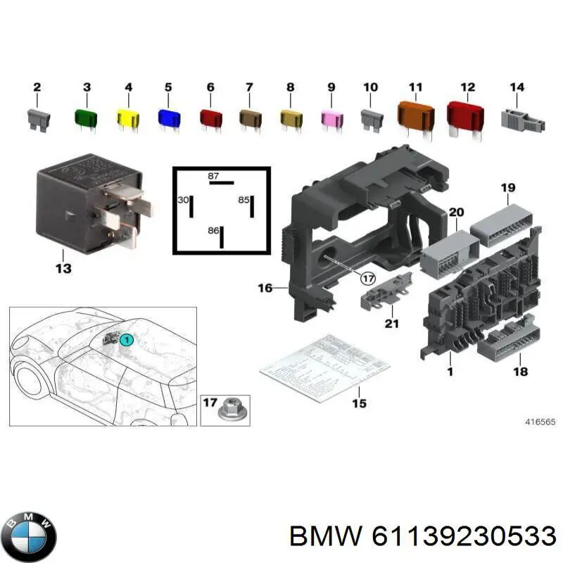 61139230533 BMW 