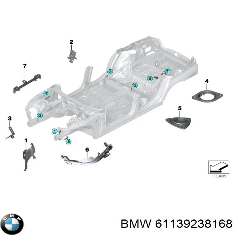 61139238168 BMW