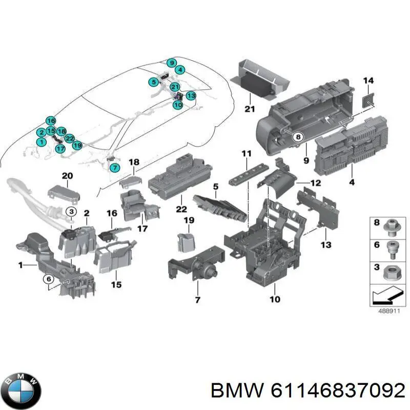 61146837092 BMW