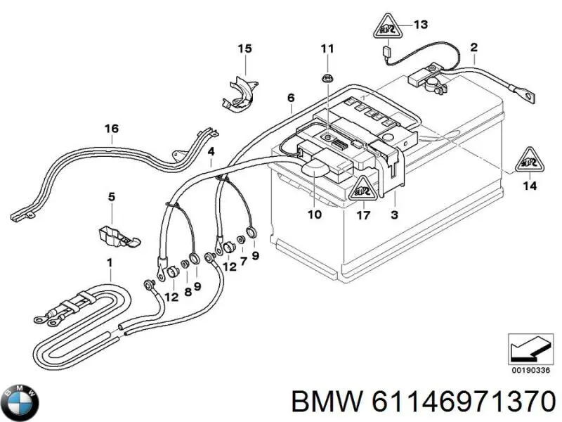 Caja de fusibles para BMW X6 (E72)
