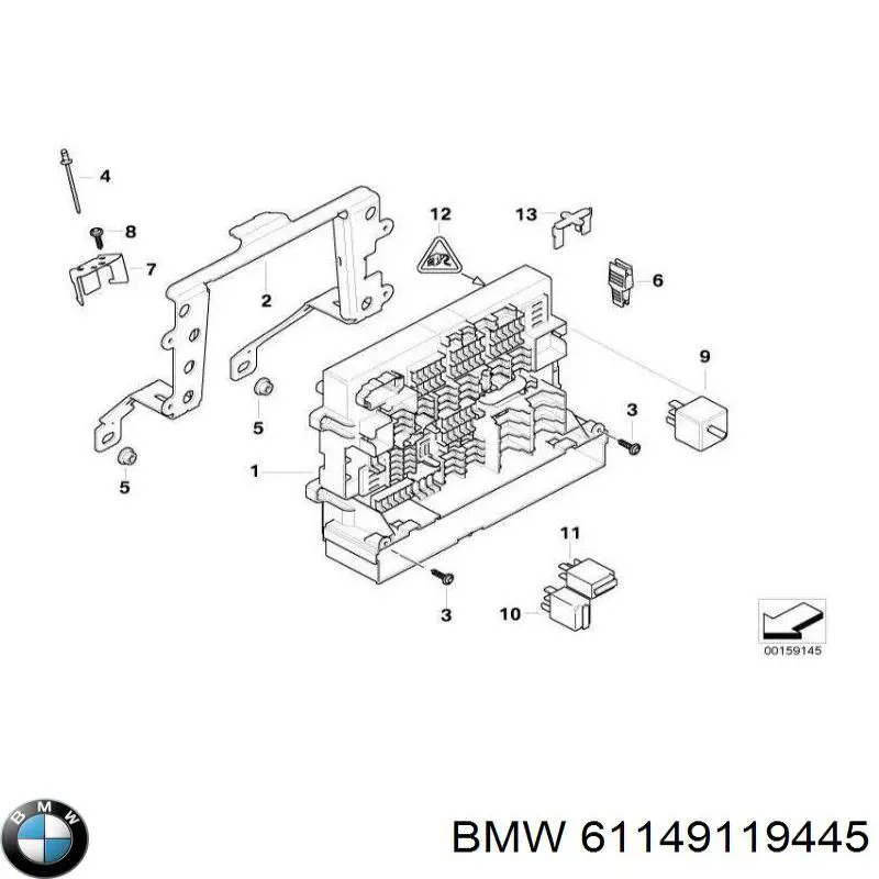 Caja fusibles BMW 61149119445 precio, desde 97,28 EUR