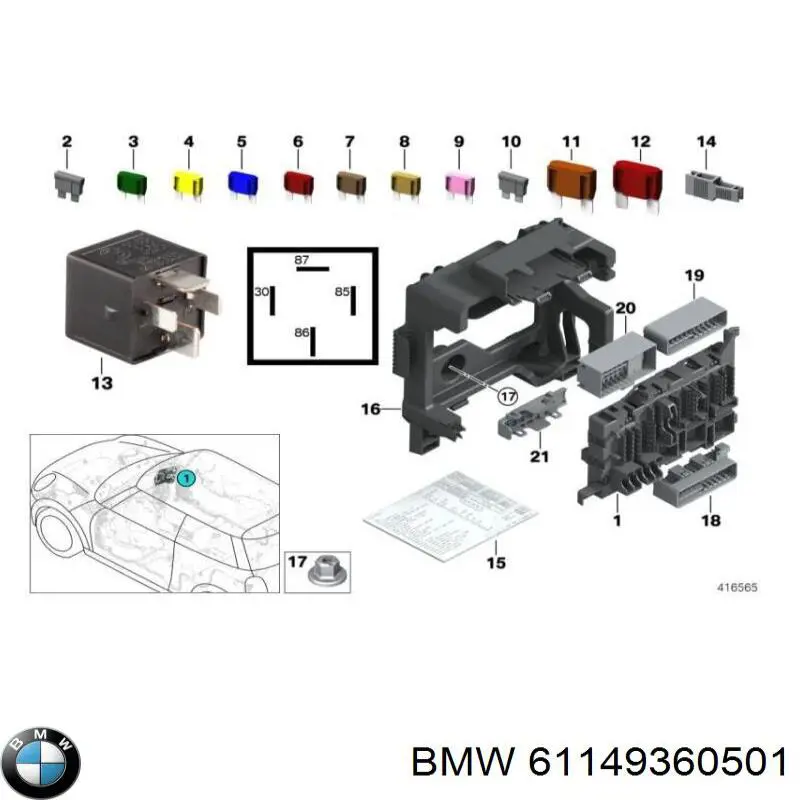 BMW 61149360501 precio, desde 111,80 EUR