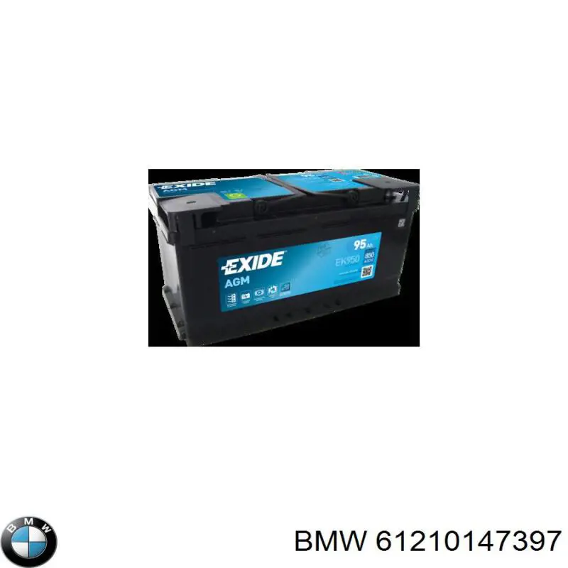 61210147397 BMW Batería Start-Stop