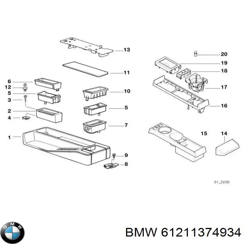 61211374934 BMW