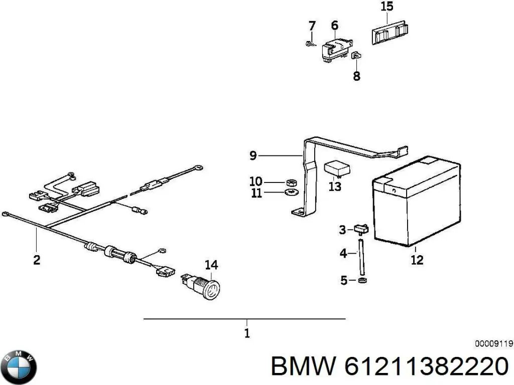  BMW 61211382220 precio, desde 198,37 EUR