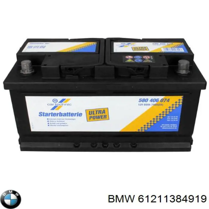 Batería de Arranque BMW (61211384919)