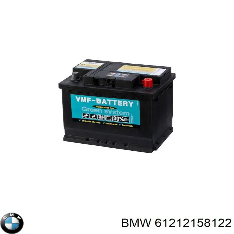 61212158122 BMW Batería Start-Stop