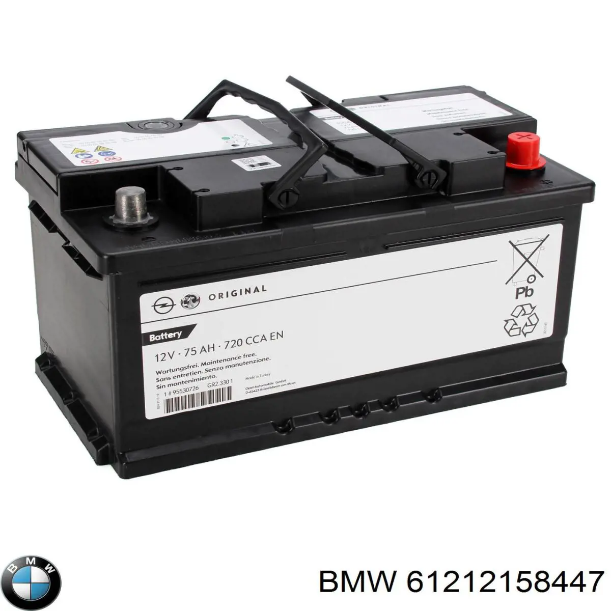 Batería de Arranque BMW (61212158447)