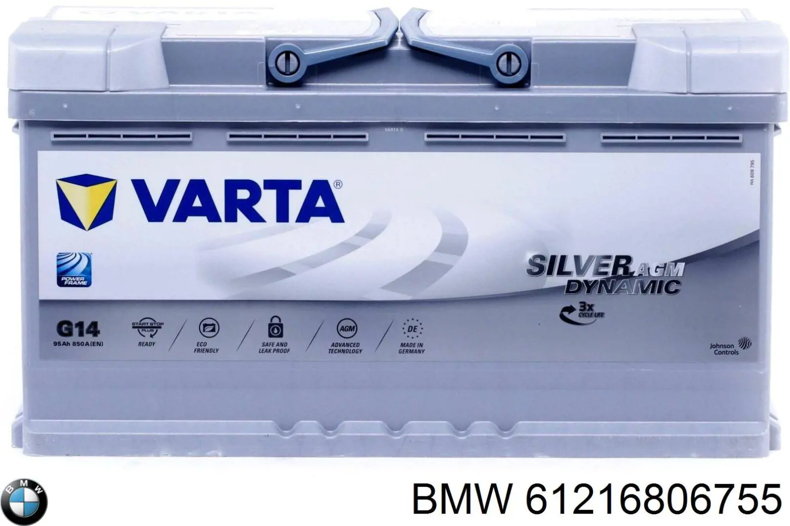 Comprar 61216806755 BMW Batería de coche