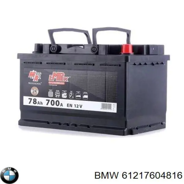 Batería de arranque BMW 61217604816