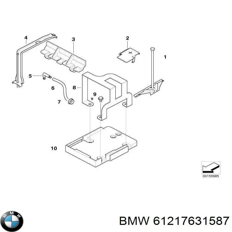 Batería 61217631587 BMW