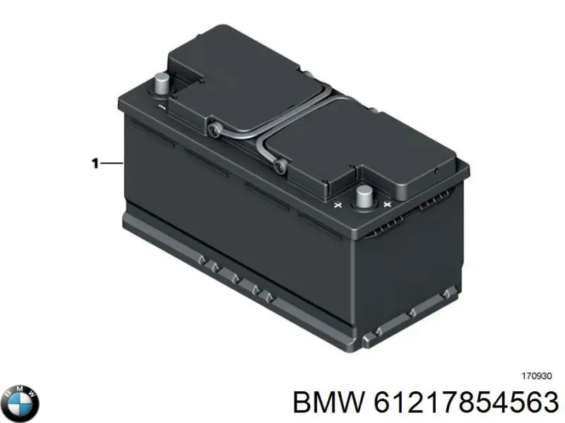 Batería de arranque BMW 61217854563 precio, desde 1479,81 EUR