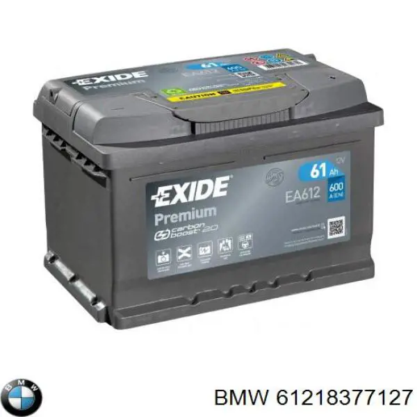 Batería de Arranque BMW (61218377127)