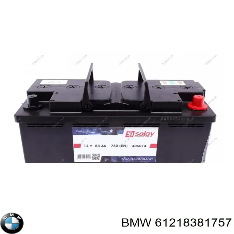Comprar 61218381757 BMW Batería de coche