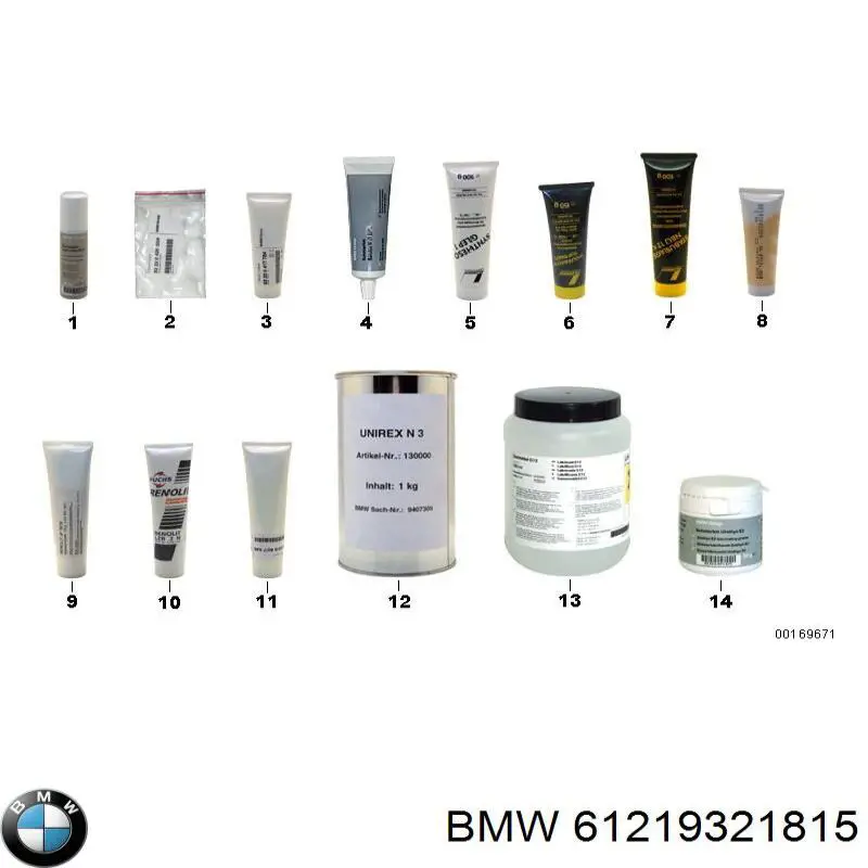 Batería BMW 61219321815