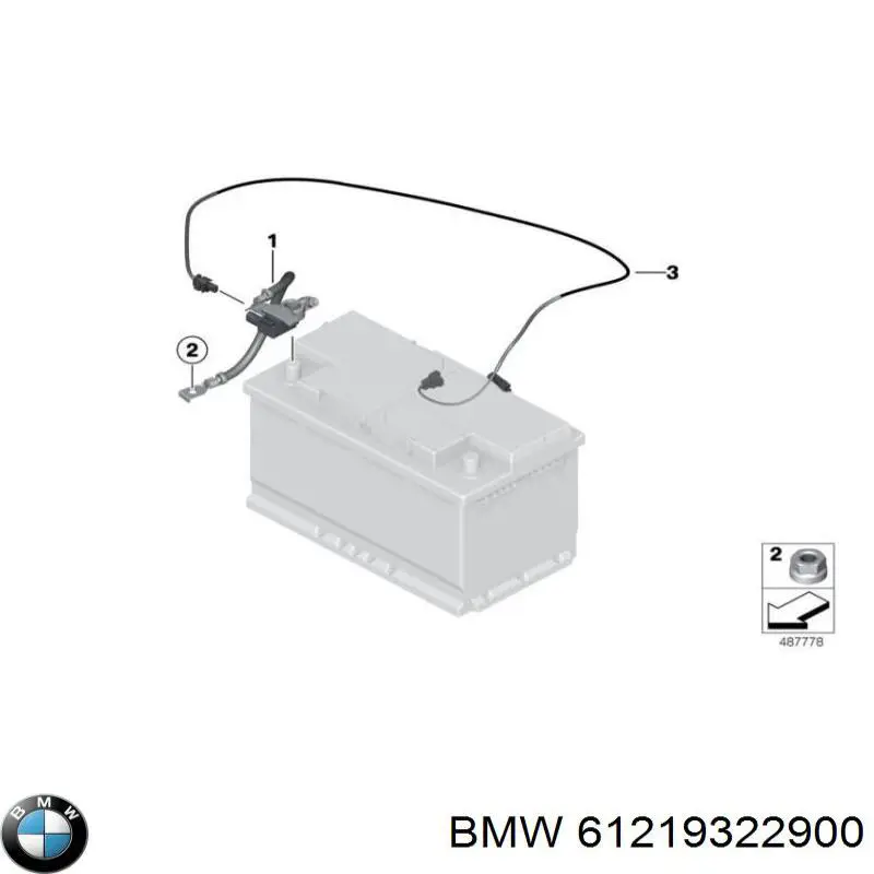 Relé de control de carga de batería BMW 61219322900 precio, desde 56,63 EUR