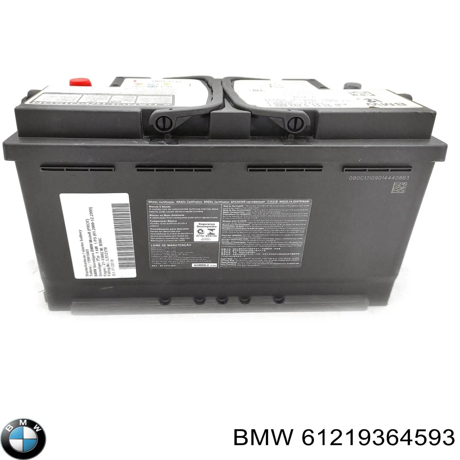 Batería de Arranque BMW (61219364593)