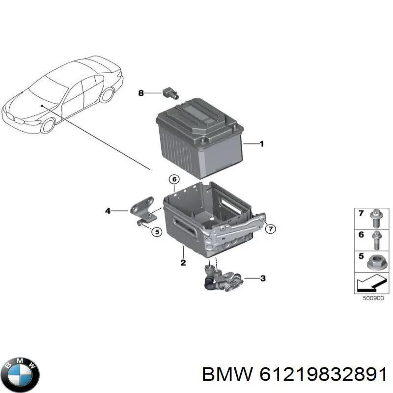 61219832891 BMW