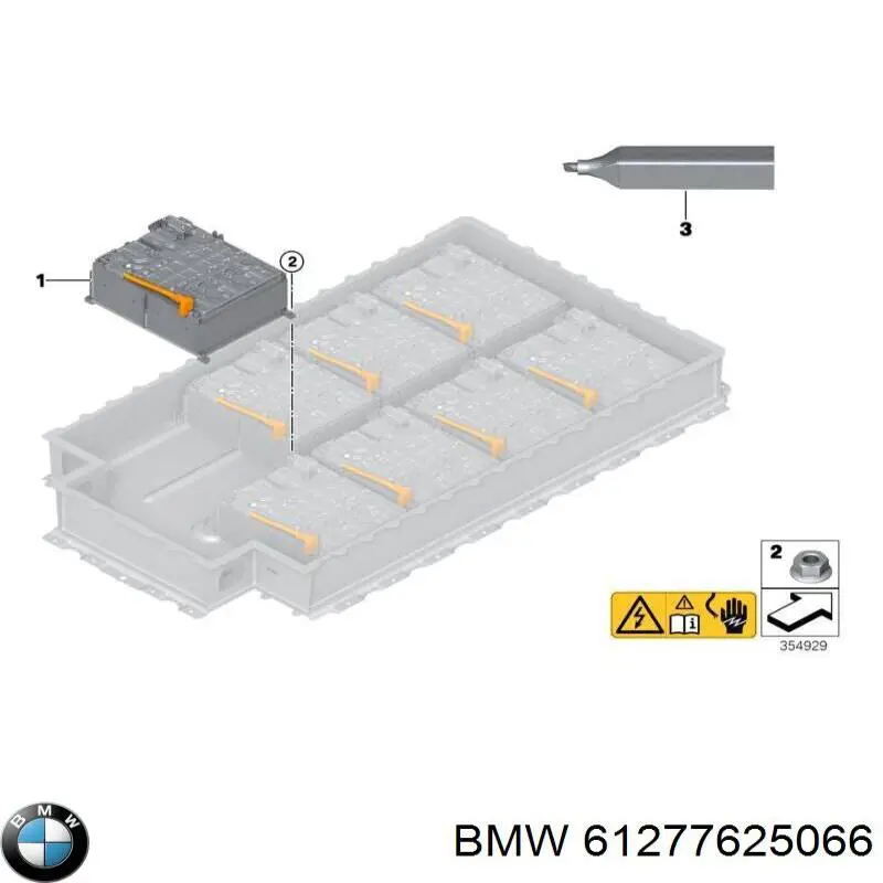61277625066 BMW Módulo de batería de vehículo eléctrico